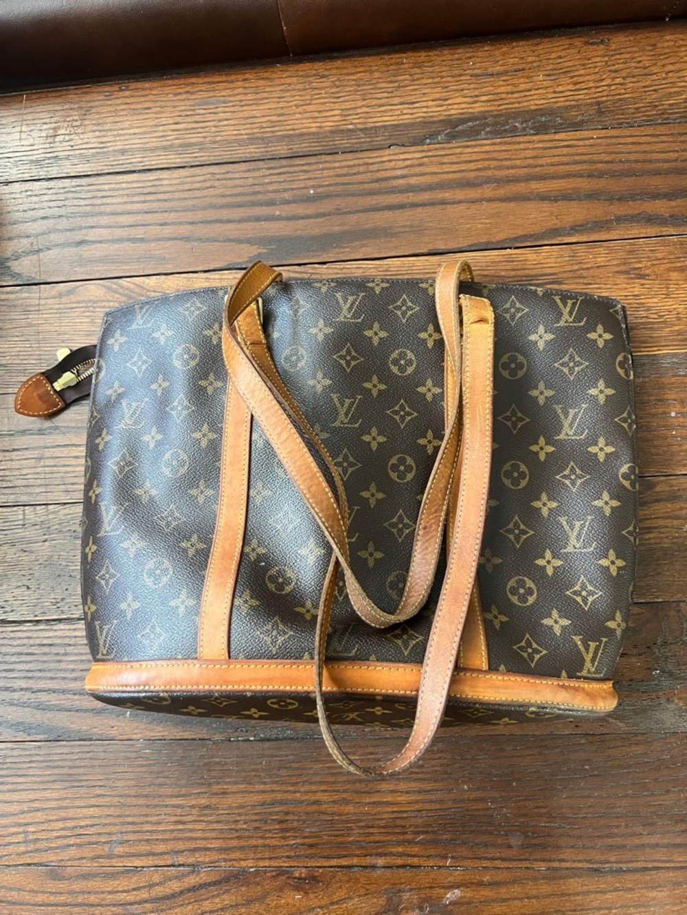Authentic tote Louis Vuitton Monogram Canvas Babylone - Picture 2 of 11
